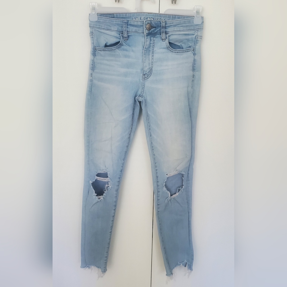 American Eagle Super Stretch Hi-Rise Jegging Crop Jeans